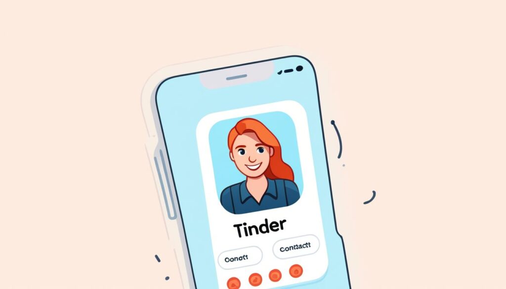 Contact Card on Tinder