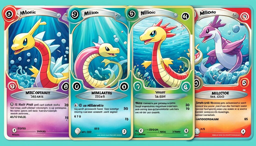 Milotic Pokemon card set