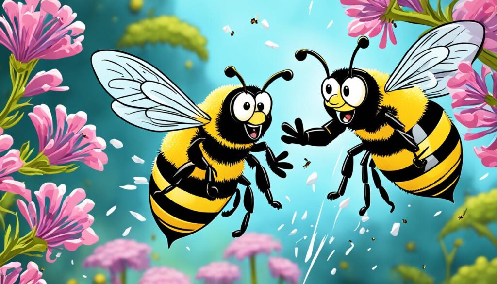 do bumble bees fight each other